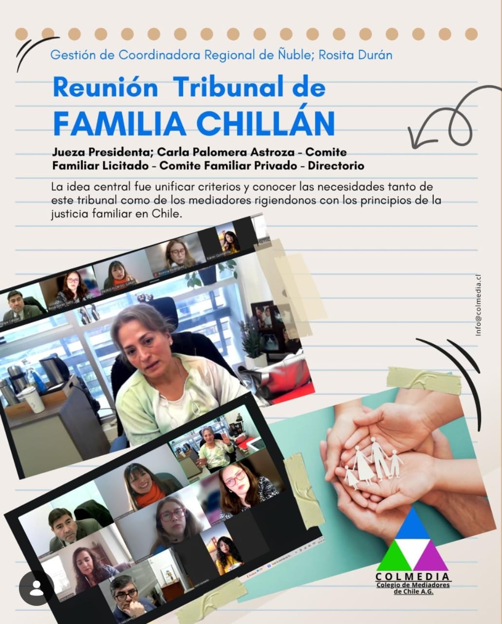 Reunión Tribunal de familia Chillán